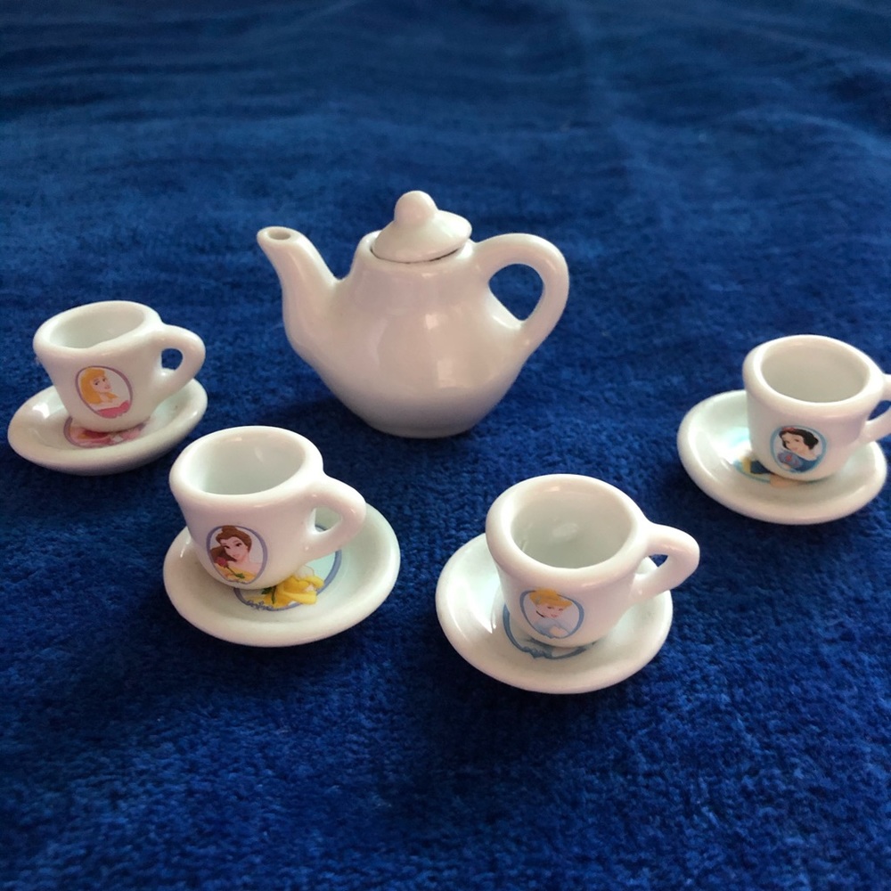 Disney Princess collectibles cups and saucers